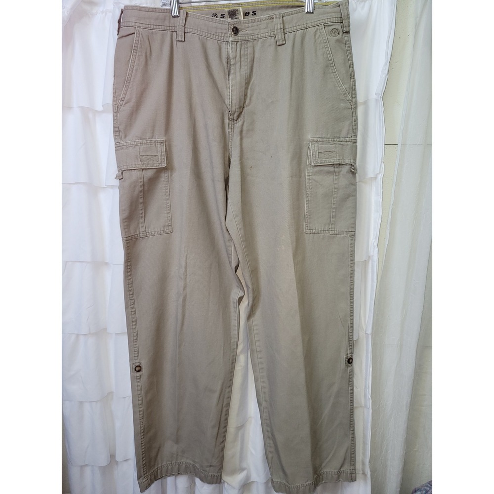 The North Face A5 Series Mens 38 Long Khaki Tan Cotton Canvas Cargo Pants  1319